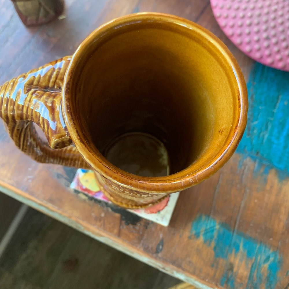 NWT Disney Wilderness Lodge Mickey Totem Pole Ceramic Stein Mug Cup coffee tiki - Picture 3 of 4